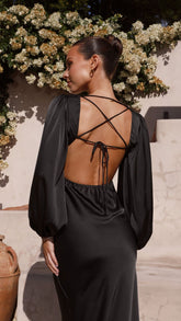 Cleo Midi Dress - Black