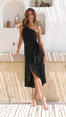 Floss Midi Dress - Black