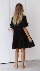 Mariah Mini Dress - Black