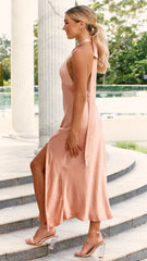 Amalia Maxi Dress - Peach