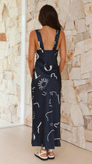 Glacia Maxi Dress - Navy