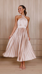 Charlotte Midi Dress - Champagne