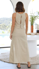 Free Spirit Maxi Skirt - Olive