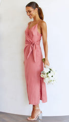 Kensington Dress - Baked Rose