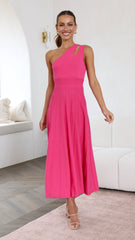 Nadia Midi Dress - Pink