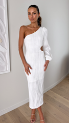 Kerri Midi Dress - White