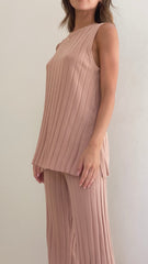 Megan Knit Top - Camel