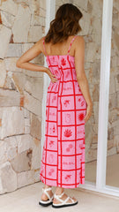 Alicia Maxi Dress - Pink Soleil