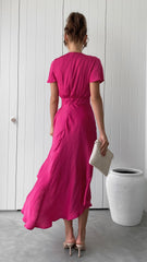 Sunny Daze Dress - Hot Pink