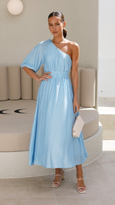 Erica Midi Dress - Blue