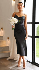 Monte Midi Dress - Black