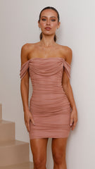 Kylie Mini Dress - Dusty Pink