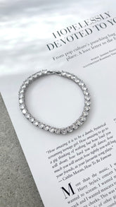 Tennis Bracelet - Crystal/Silver