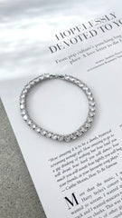 Tennis Bracelet - Crystal/Silver