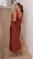 Sammie Maxi Dress - Rust