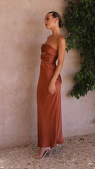 Izy Maxi Dress - Copper