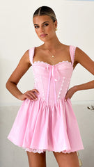 Avery Mini Dress - Pink