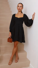 Lucy Mini Dress - Black