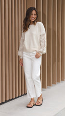 Molly Knit Top - Natural