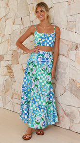 Mahlia Maxi Skirt - Menorca