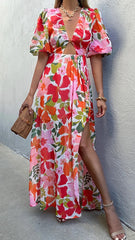 Del Mare Maxi Dress - Floral