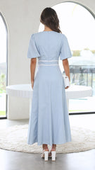 Sweetie Midi Dress - Blue