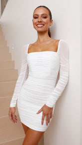 Norella Mini Dress - White