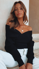 Posse Knit Top - Black