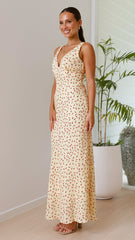 Saniah Maxi Dress - Yellow Rose