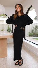 Ardie Maxi Dress - Black