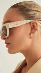 The Carla Sunglasses - Pearl Tortoise