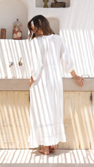Quincy Midi Dress - White