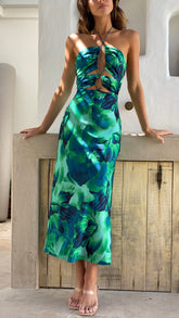 Blossom Dress - Green Calista