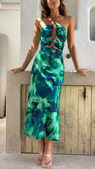 Blossom Dress - Green Calista