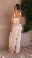 Kleo Crop Top - Champagne