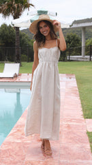Cleo Maxi Dress - Natural