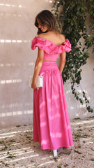 Savannah Maxi Skirt - Pink