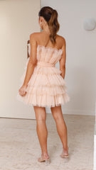 Carrie Mini Dress - Champagne