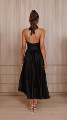 Charlotte Midi Dress - Black