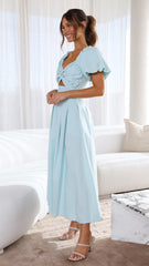 Christina Maxi Dress - Blue