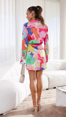 Emily Mini Dress - Multi