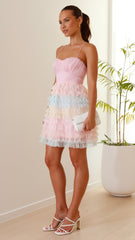 Sharpay Mini Dress - Pink Multi