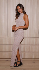 Cove Maxi Dress - Beige