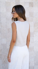 Tillie Vest - Natural