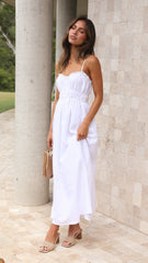 Cleo Maxi Dress - White