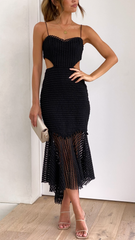 Andrea Midi Dress - Black