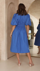 Jaymie Midi Dress - Cobalt Blue