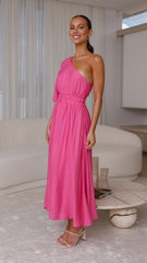 Erica Midi Dress - Pink