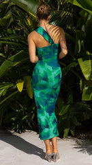 Litsa Midi Dress - Calista Green