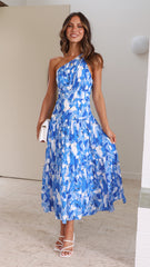 Jayma Maxi Dress - Blue Floral